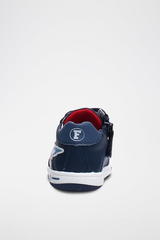 Baskets en cuir - Bleu