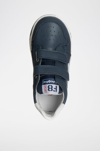 Baskets en cuir - Bleu