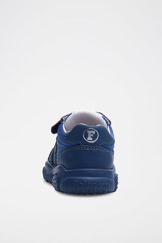 Baskets en cuir de veau - Bleu roi