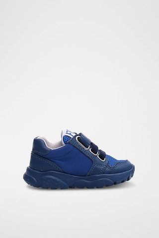 Baskets en cuir de veau - Bleu roi