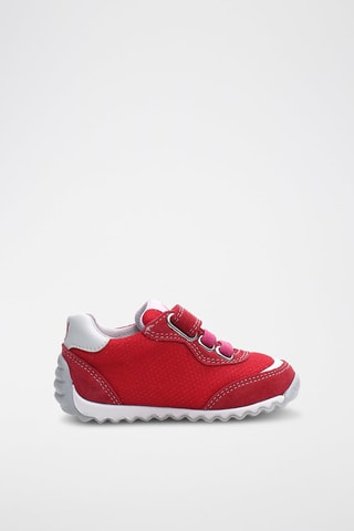 Baskets en cuir - Rouge