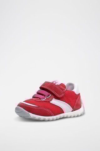 Baskets en cuir - Rouge