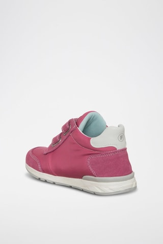 Baskets montantes en cuir - Fuchsia