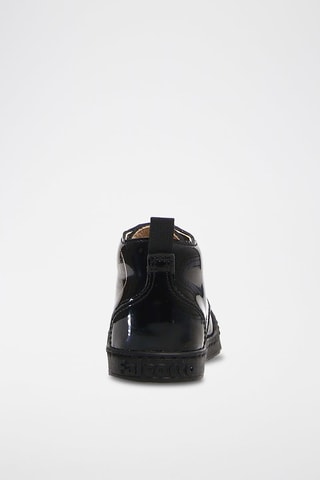 Baskets en cuir verni - Noir