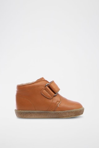 Leren Sneakers - Camel