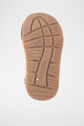 Leren Sneakers New Ferdi - Marineblauw en Wit