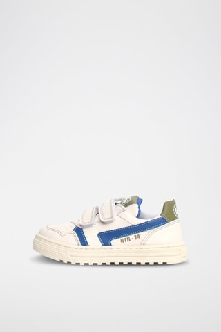 Leren Sneakers Ceonia - Ecru en Blauw