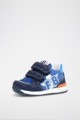 Leren Sneakers Fly - Marineblauw