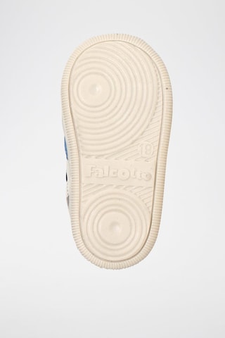 Baskets en cuir Klip - Blanc et bleu marine