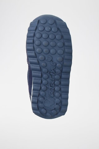 Kalfsleren Sneakers - Blauw en Groen