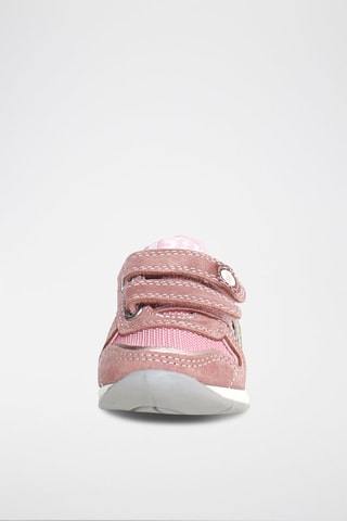 Baskets en cuir Hack - Vieux rose et rose