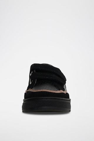 Baskets en cuir Ariton - Noir et taupe