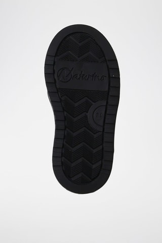 Baskets en cuir Ariton - Noir et taupe