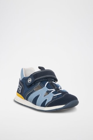 Leren Sneakers - Marineblauw