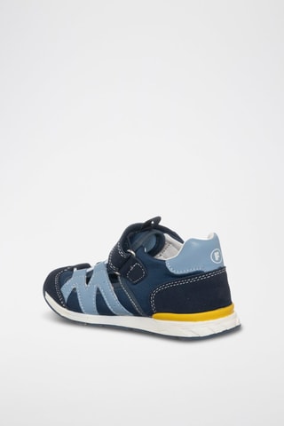 Leren Sneakers - Marineblauw