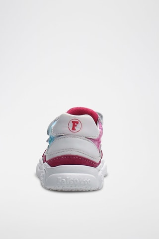 Baskets - Fuchsia et blanc