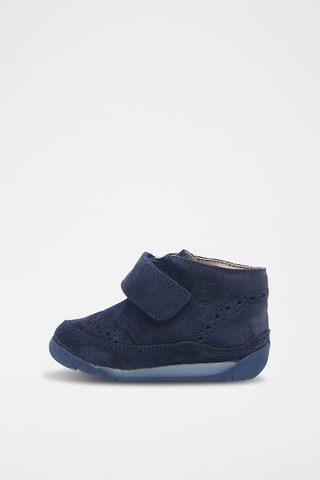 Baskets en nubuck - Bleu marine