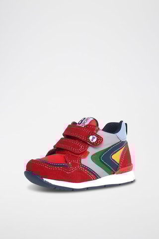 Baskets en cuir - Rouge