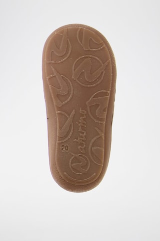 Baskets fourrées en cuir nappa, lin et laine Cocoon - Anthracite