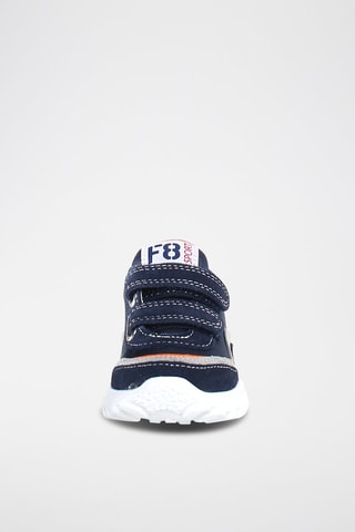 Baskets en nubuck Amantea - Bleu marine