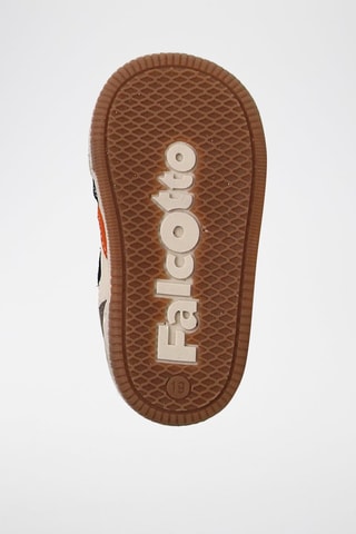 Baskets en cuir Klip - Bleu marine et écru