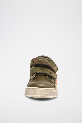 Baskets en cuir Sasha - Vert olive