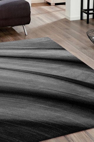 Tapis Miami - Noir et gris