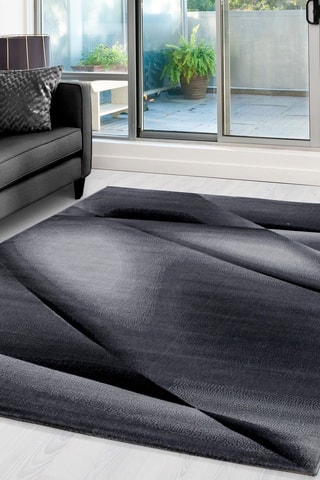 Tapis Miami - Noir et anthracite