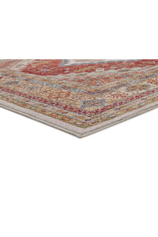 Tapis en toile de jute Anthea - Orange