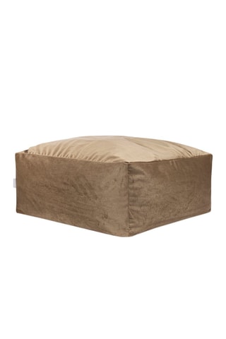 Pouf Velvet Corso - 50 x 50 x 25 cm - Camel