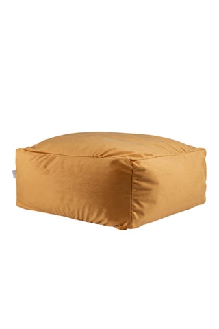 Pouf Velvet Corso - 50 x 50 x 25 cm - Orange