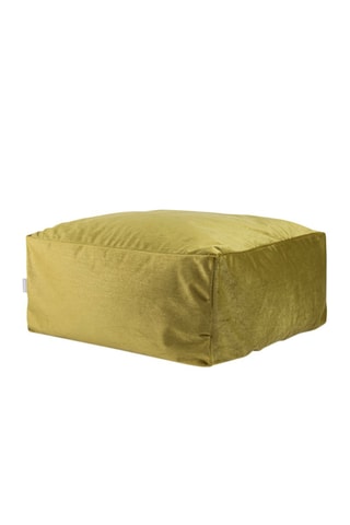 Pouf Velvet Corso - 50 x 50 x 25 cm - Vert
