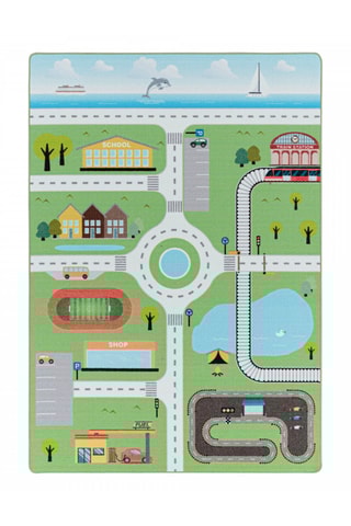 Tapis Play - Vert et gris