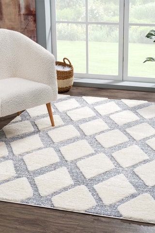 Tapis Focus 4497 - Gris et crème