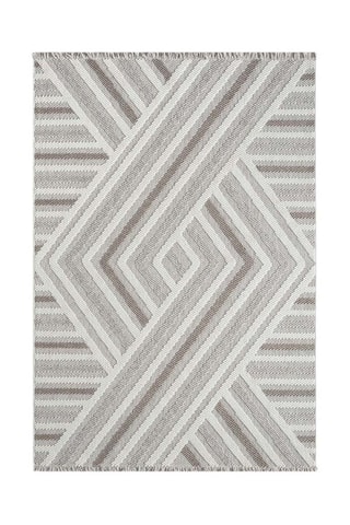 Tapis Lindo 7590 - Gris et beige