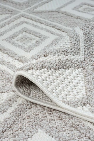 Tapis Lindo 8875 - Gris et beige