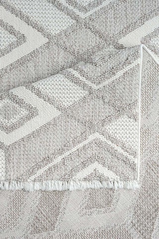 Tapis Lindo 8875 - Gris et beige