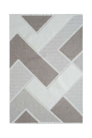 Tapis Lindo 8877 - Beige et gris