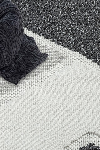 Tapis Lindo 8877 - Gris et noir