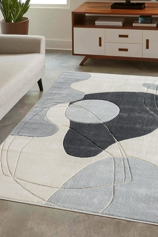 Tapis Bonito 7158 - Gris et beige