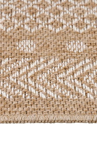 Tapete Dhaka 8714 - Bege e branco