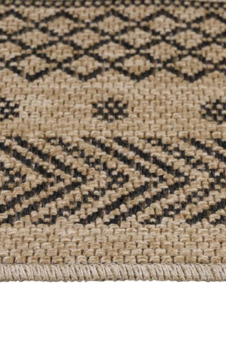 Tapete Dhaka 8714 -  Bege e preto