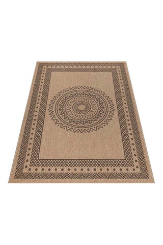 Tapete Dhaka 8714 -  Bege e preto