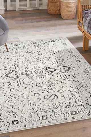 Tapis Lounge 0638 - Gris et crème