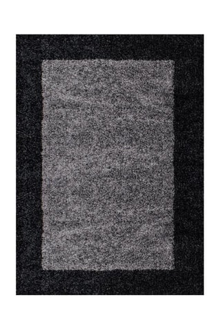 Tapis Life 1503 - Anthracite et noir