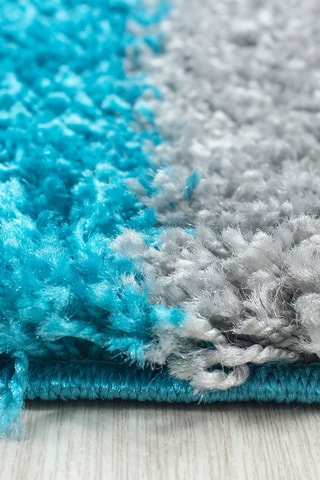 Tapis Life 1501 - Gris et bleu