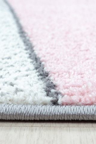 Tapis Beta 1120 - Gris et rose