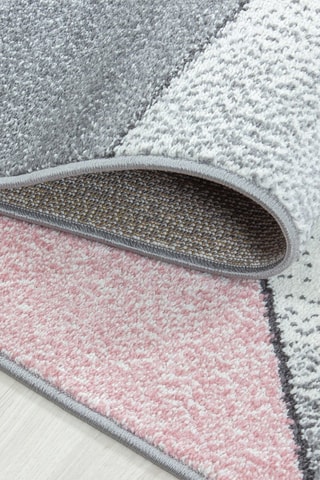 Tapis Beta 1120 - Gris et rose