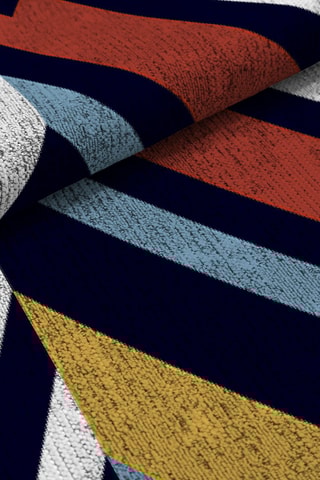 Tapis Bastian - Blanc et rouge