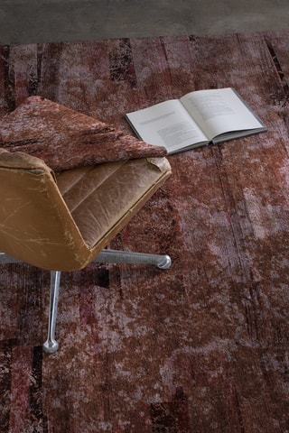 Tapis Terros - Blanc et rouge